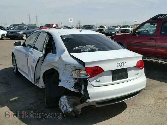 2012 AUDI A4 - VIN: WAUEFAFL9CA072063 - Фото 3