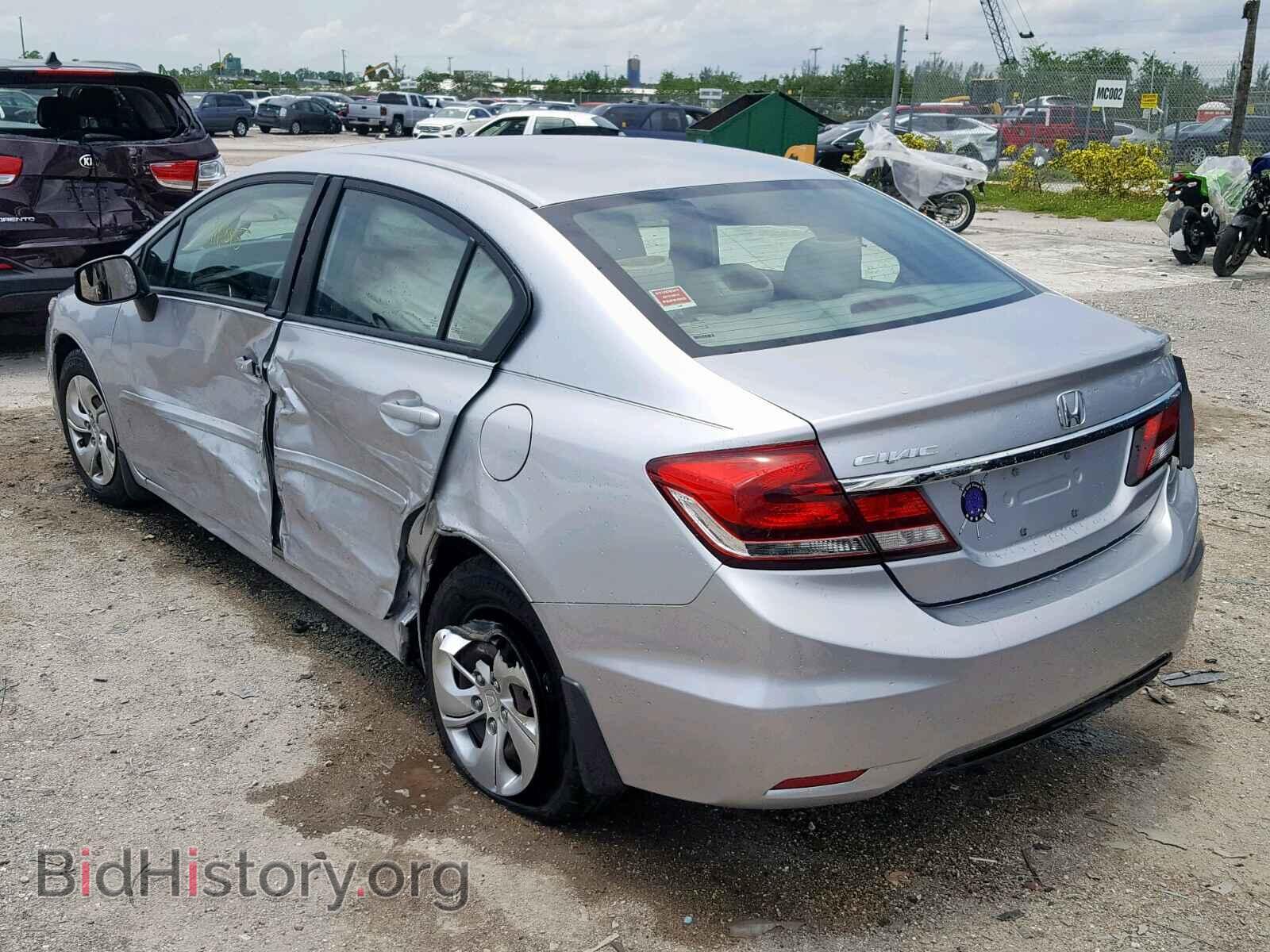 2013 HONDA CIVIC LX - VIN: 19XFB2F5XDE027237 - Фото 3