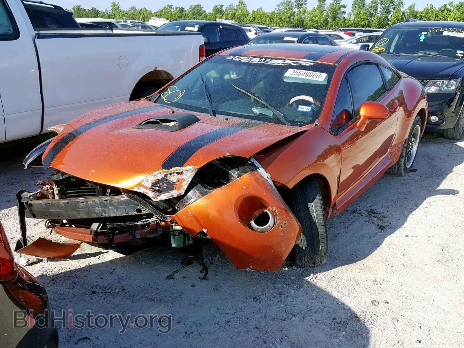 2008 MITSUBISHI ECLIPSE - VIN: 4A3AK34T18E030656 - Фото 2