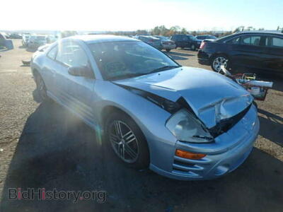 2003 Mitsubishi ECLIPSE Eclipse GT, синий — VIN 4A3AC74H03E145399, Copart