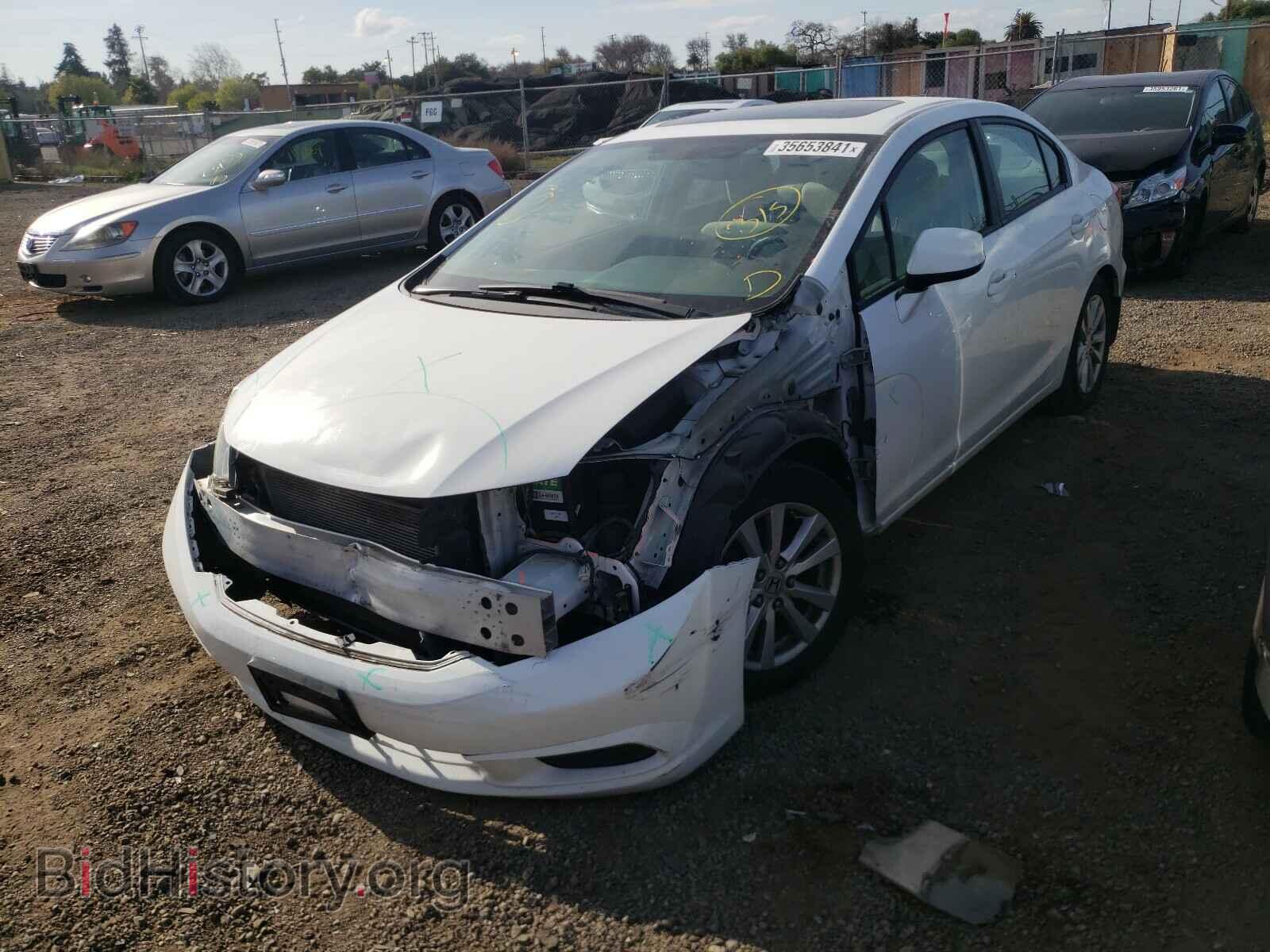 2012 HONDA CIVIC - VIN: 19XFB2F86CE093602 - Фото 2