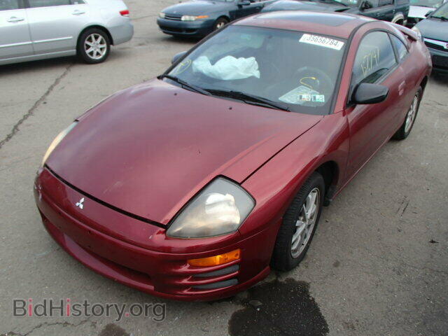2002 MITSUBISHI ECLIPSE - VIN: 4A3AC44G52E059591 - Фото 2