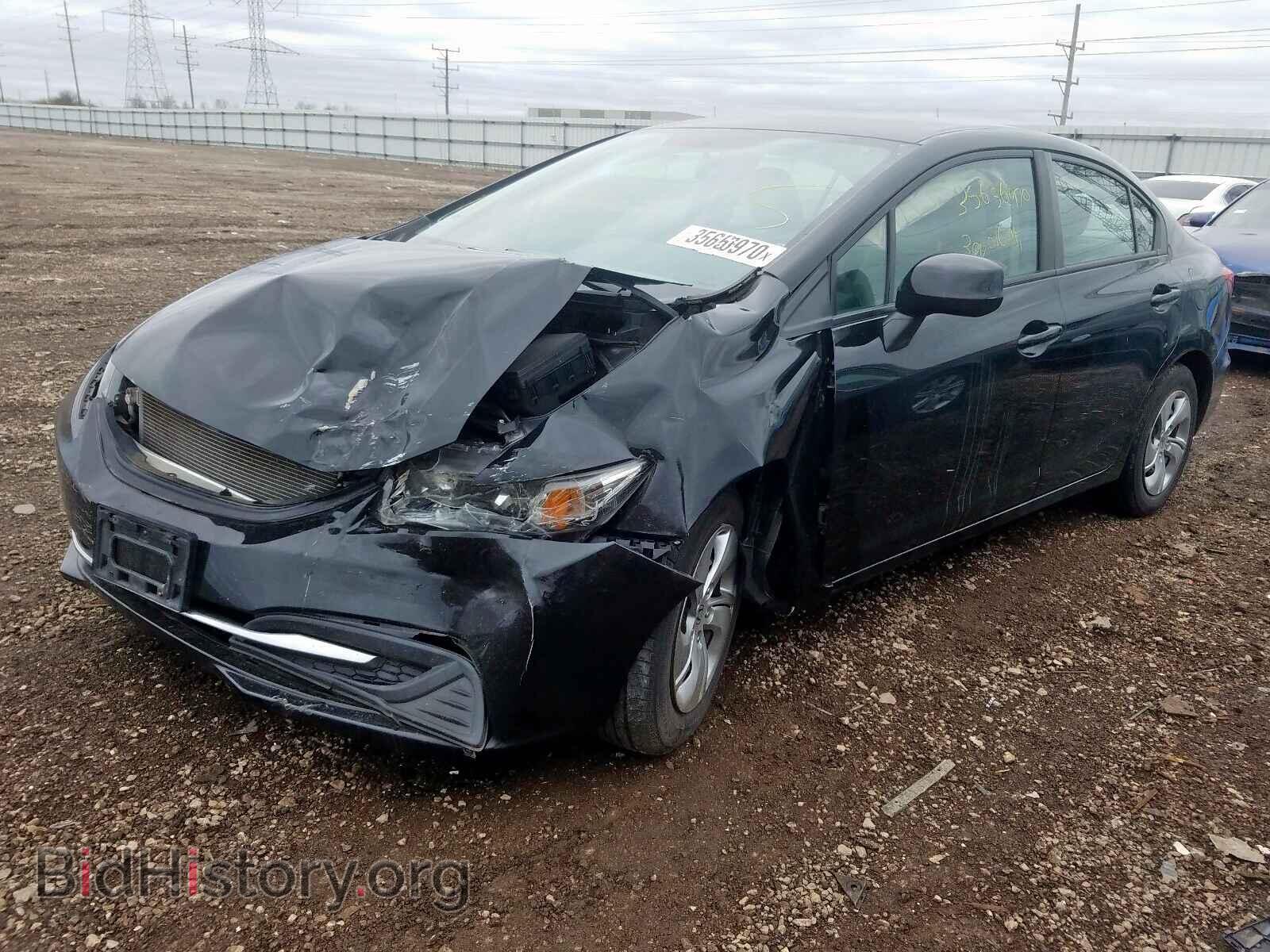 2013 HONDA CIVIC - VIN: 19XFB2F58DE019315 - Фото 2