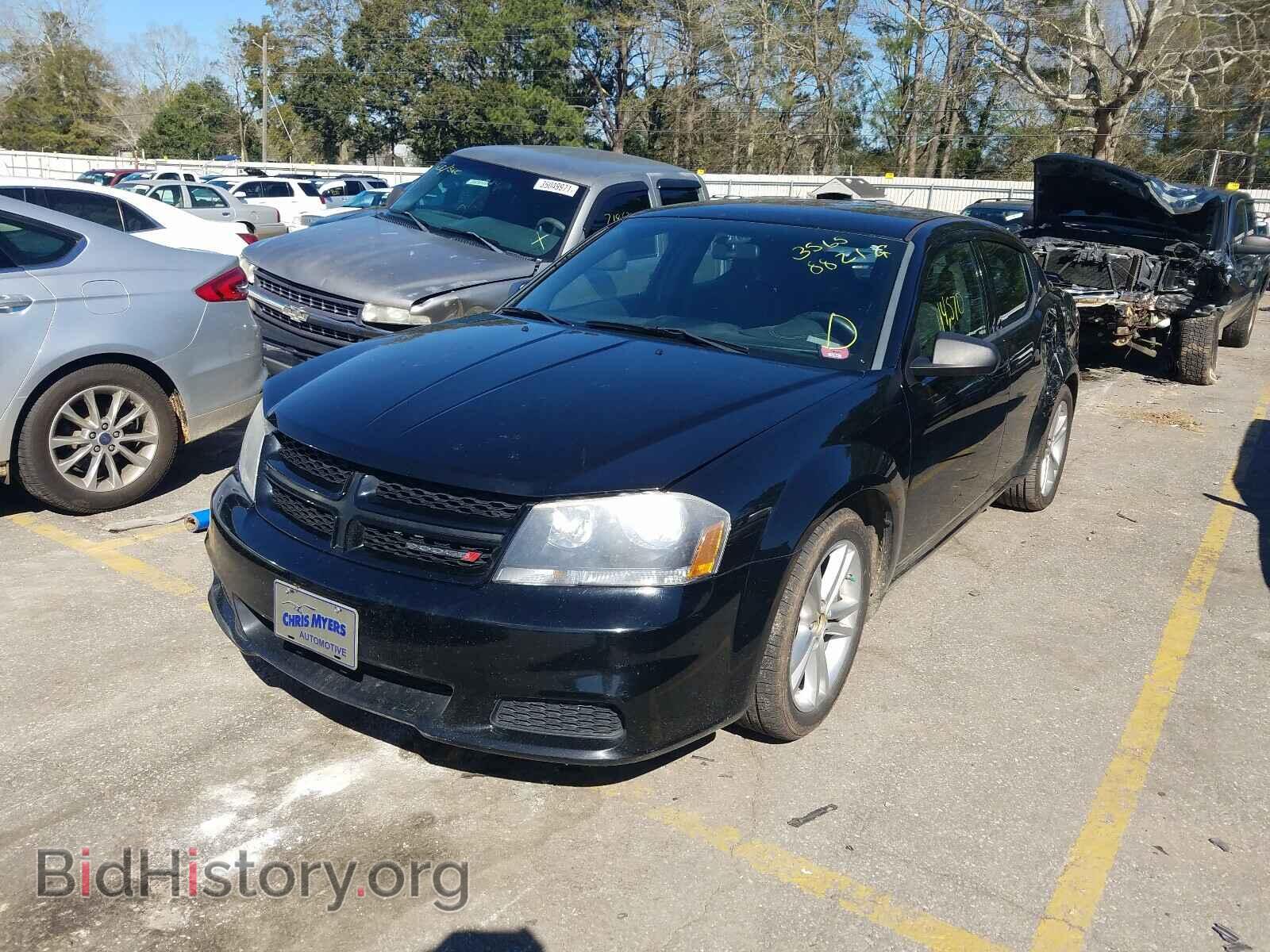2014 DODGE AVENGER - VIN: 1C3CDZABXEN202008 - Фото 2