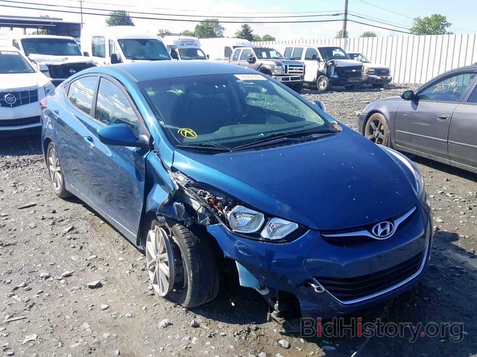 Photo KMHDH4AE2GU572097 - HYUNDAI ELANTRA 2016