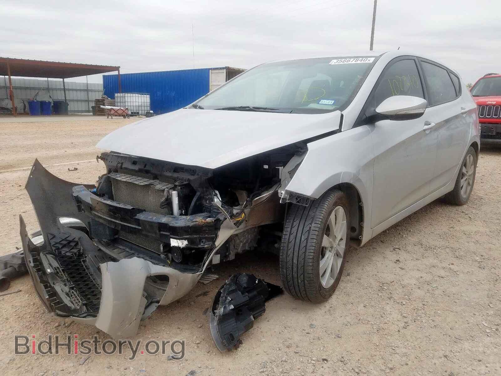 2014 HYUNDAI ACCENT - VIN: KMHCU5AEXEU175473 - Фото 2