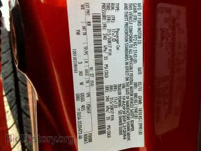 2015 FORD FOCUS - VIN: 1FADP3F20FL312064 - Фото 10