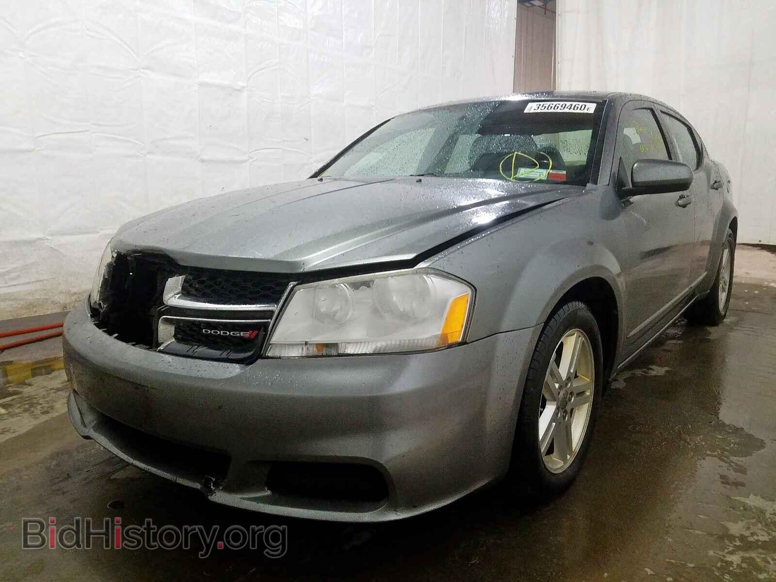 2012 DODGE AVENGER - VIN: 1C3CDZCB2CN209206 - Фото 2