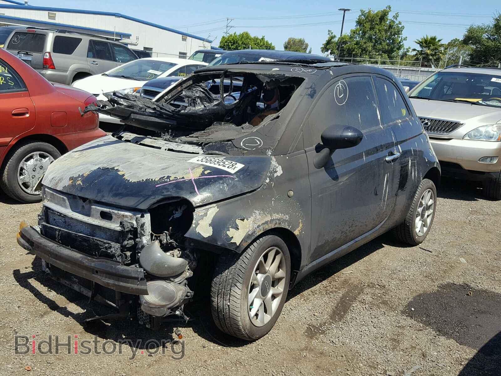 2017 FIAT 500 - VIN: 3C3CFFKR4HT671233 - Фото 2