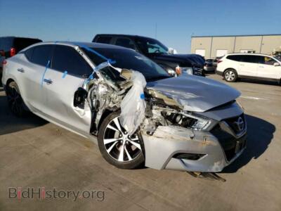 2018 Nissan MAXIMA Maxima 3.5, silver — VIN 1N4AA6AP3JC383423, Copart