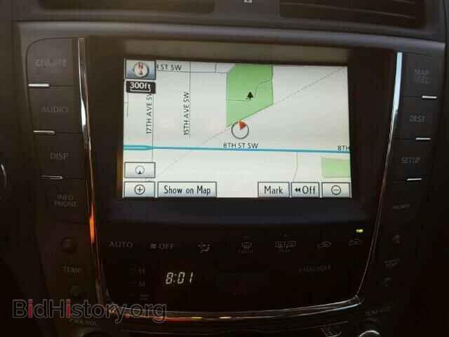 2012 LEXUS IS250 - VIN: JTHCF5C24C5059547 - Фото 9