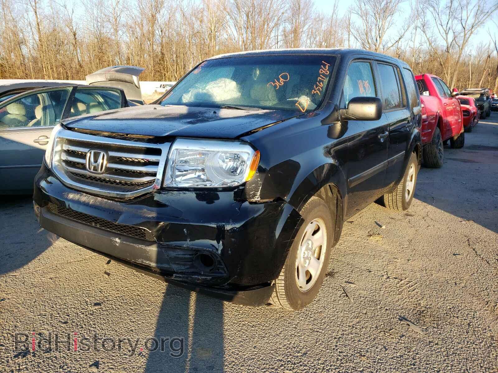 2013 HONDA PILOT - VIN: 5FNYF4H29DB002772 - Фото 2