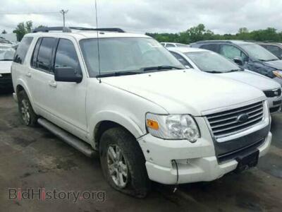 2010 Ford EXPLORER Explorer X, белый — VIN 1FMEU7DEXAUA69924, Copart
