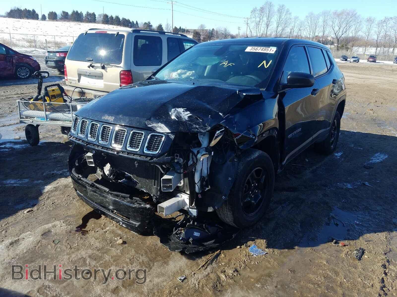 2018 JEEP COMPASS - VIN: 3C4NJDAB0JT256430 - Фото 2