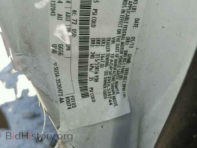 2013 FORD FOCUS - VIN: 1FADP3F29DL335744 - Фото 10