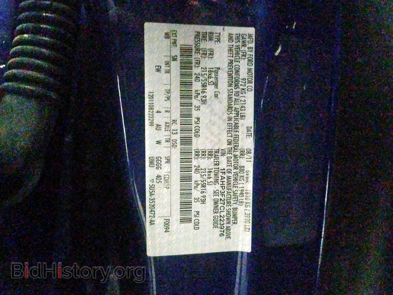 2012 FORD FOCUS - VIN: 1FAHP3F27CL223976 - Photo 10