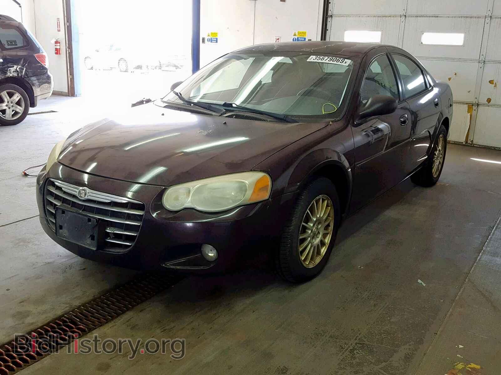 2004 CHRYSLER SEBRING - VIN: 1C3EL56R24N377698 - Фото 2