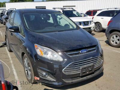 2017 Ford CMAX C-Max Tita, black — VIN 1FADP5FUXHL110056, Copart