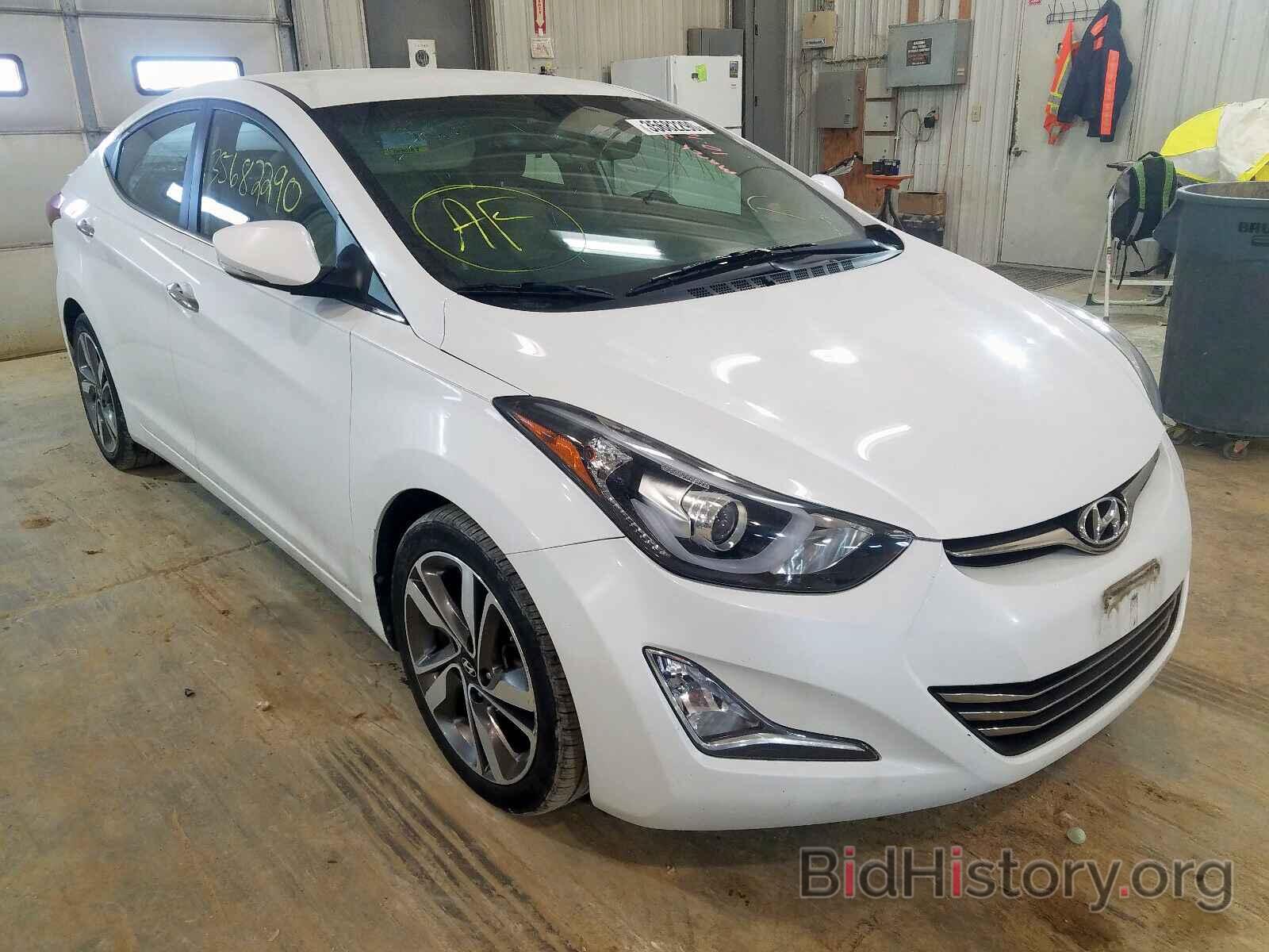 Photo 5NPDH4AE9GH727498 - HYUNDAI ELANTRA 2016