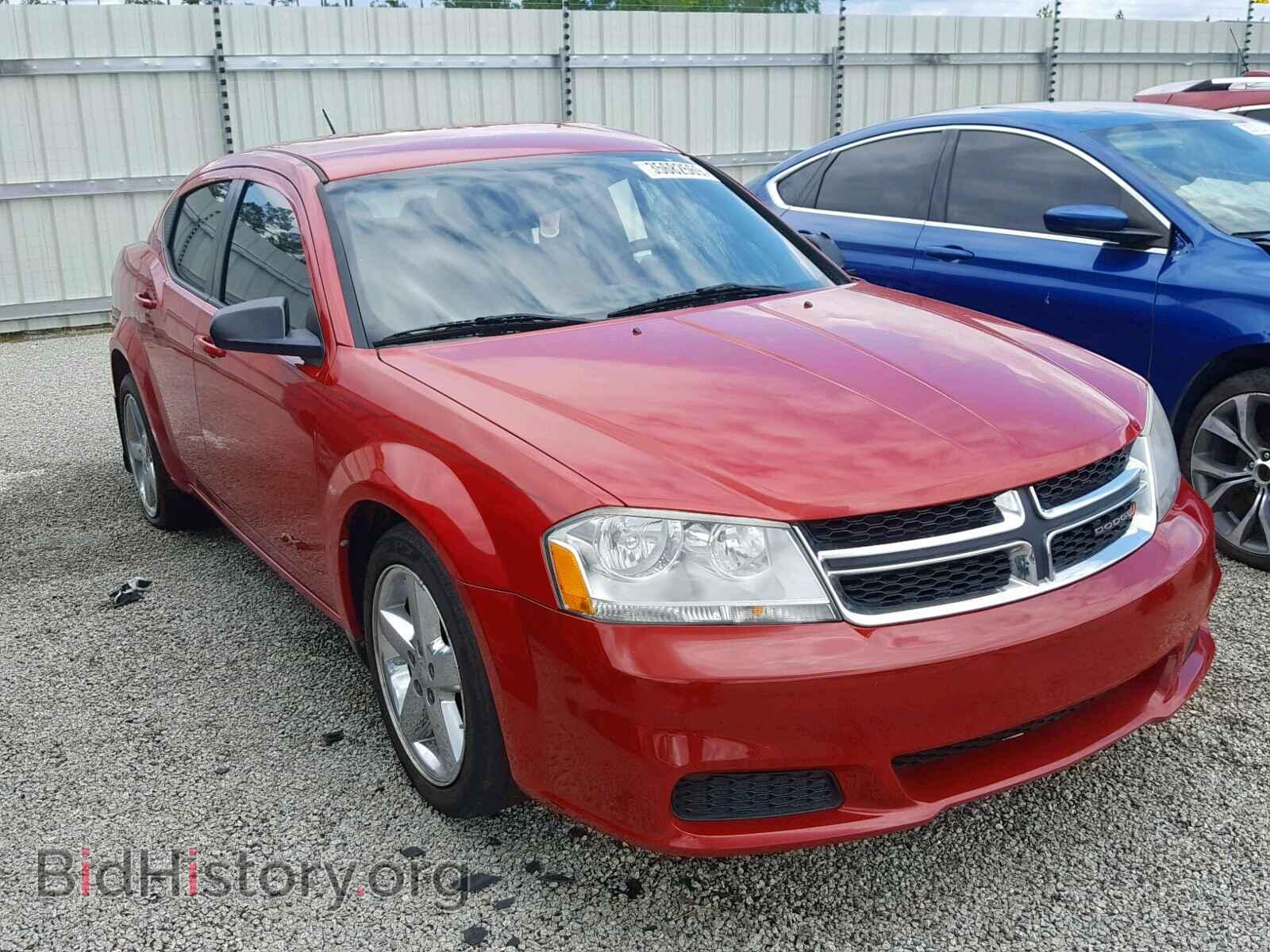 Photo 1C3CDZAB4DN657421 - DODGE AVENGER 2013