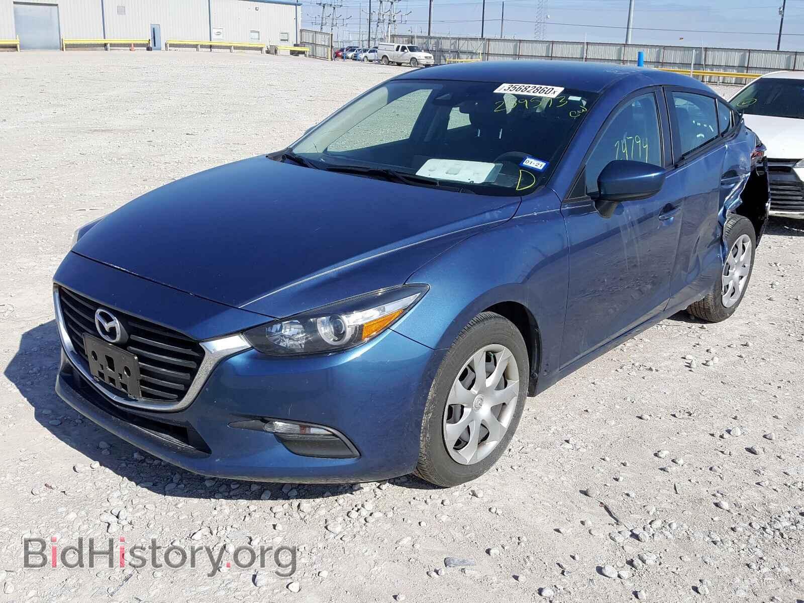 2018 MAZDA 3 - VIN: 3MZBN1U74JM259593 - Фото 2