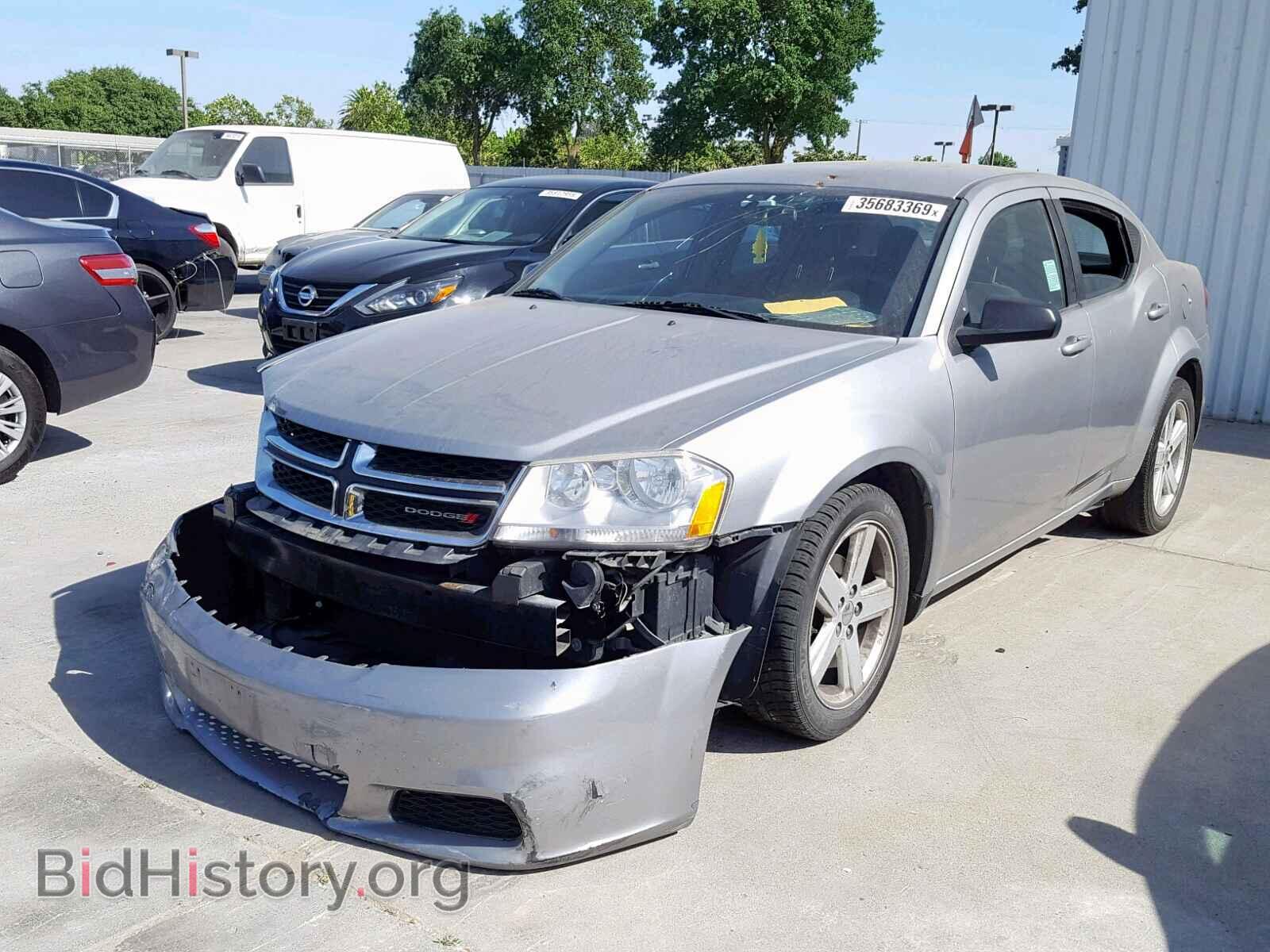 2013 DODGE AVENGER - VIN: 1C3CDZAB7DN566353 - Фото 2