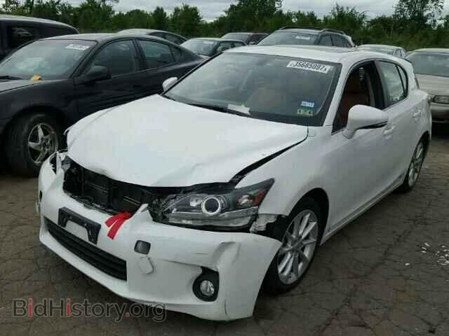 2011 LEXUS CT 200 - VIN: JTHKD5BH7B2037212 - Фото 2