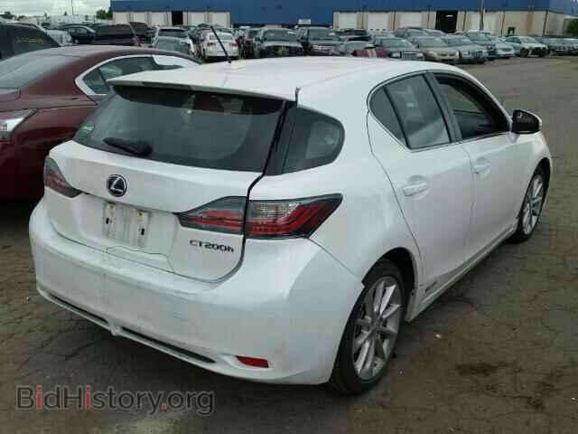 2011 LEXUS CT 200 - VIN: JTHKD5BH7B2037212 - Фото 4