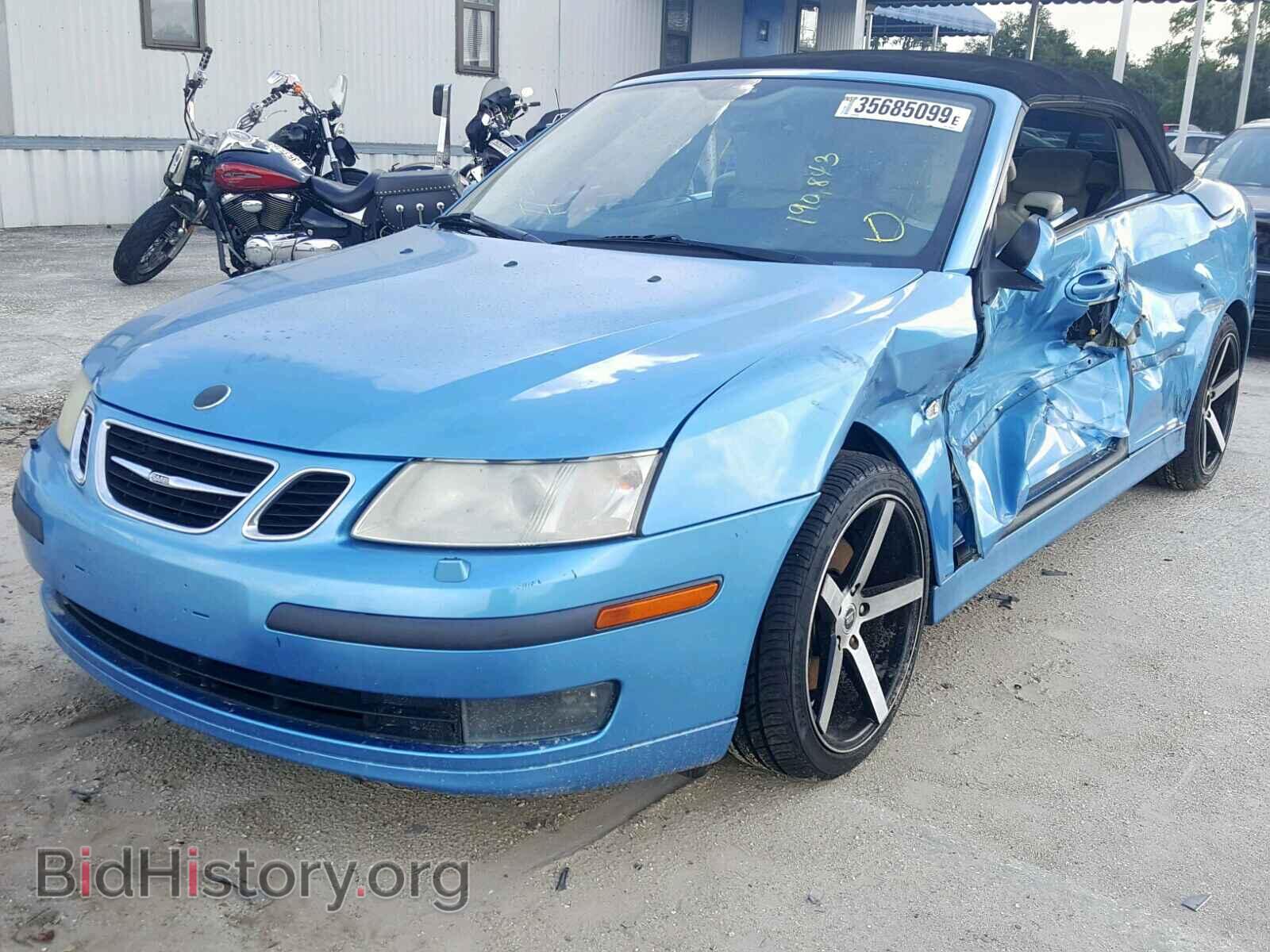 2007 SAAB 9 3 - VIN: YS3FD76Y976100635 - Фото 2