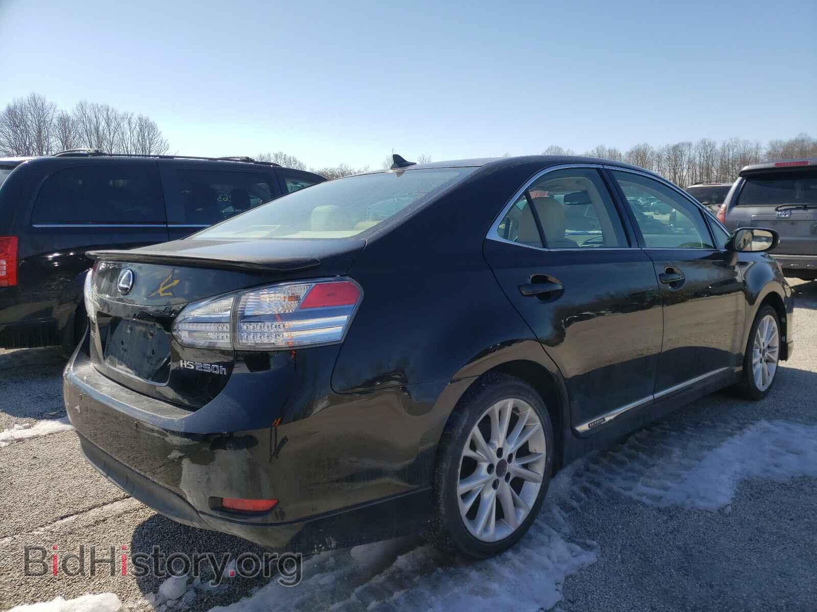 2010 LEXUS HS - VIN: JTHBB1BA1A2024942 - Фото 4