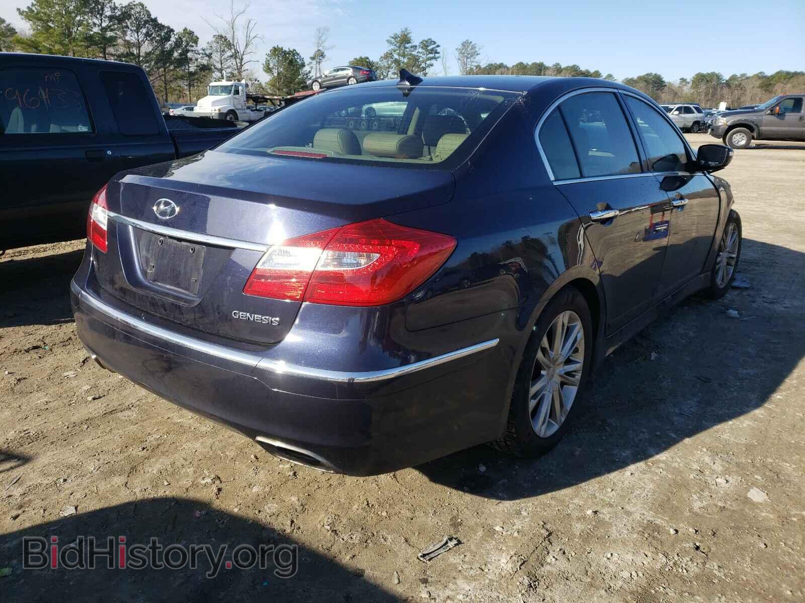 2012 HYUNDAI GENESIS - VIN: KMHGC4DD2CU152459 - Фото 4