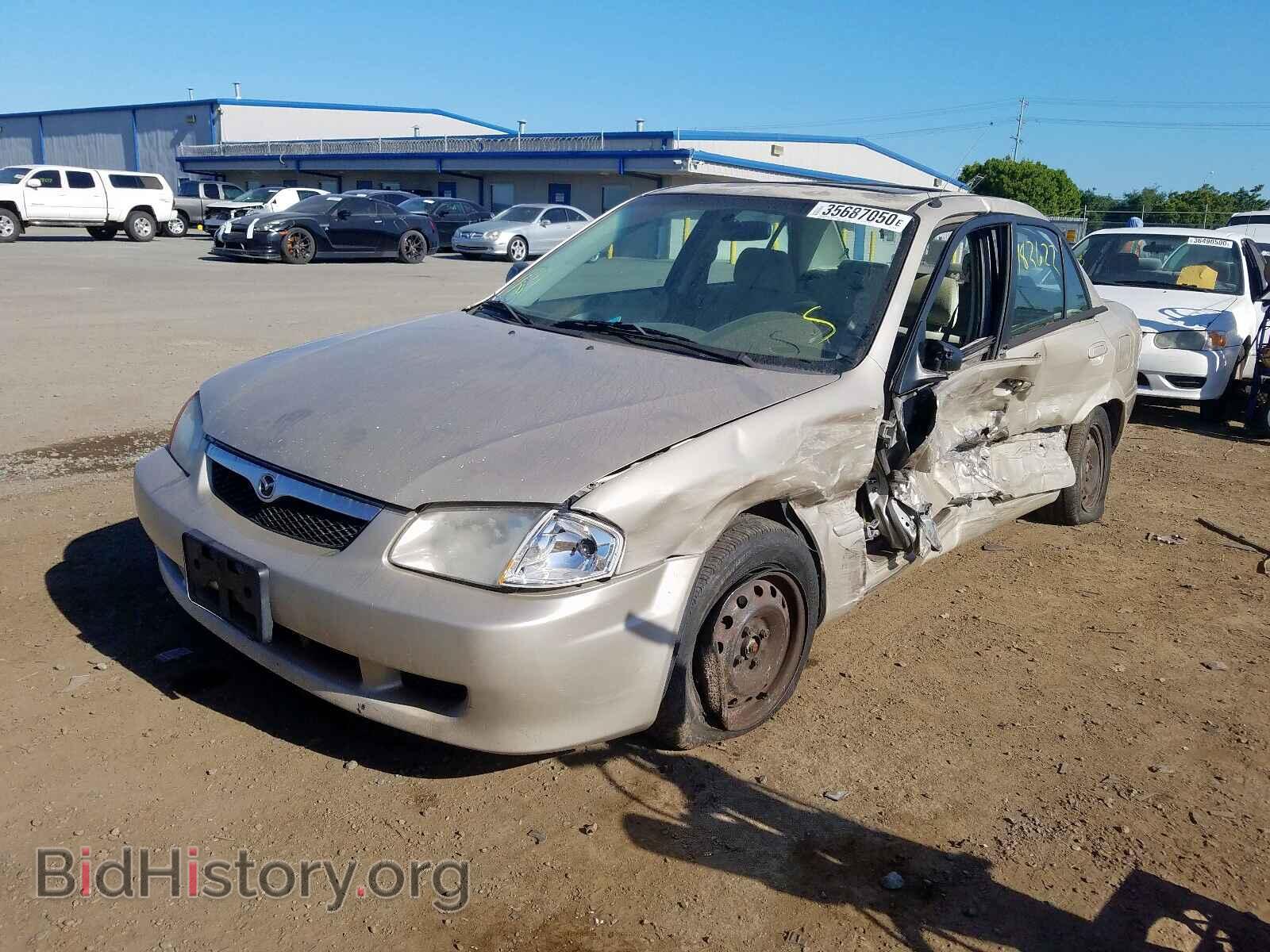 2000 MAZDA PROTEGE - VIN: JM1BJ2223Y0274322 - Фото 2