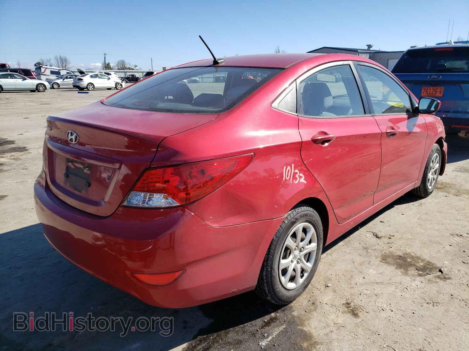 2014 HYUNDAI ACCENT - VIN: KMHCT4AE3EU712584 - Фото 4