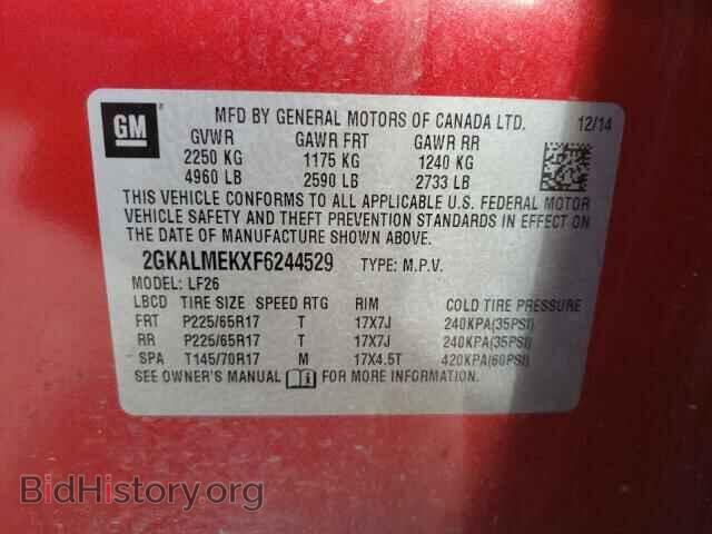 2015 GMC TERRAIN - VIN: 2GKALMEKXF6244529 - Фото 10