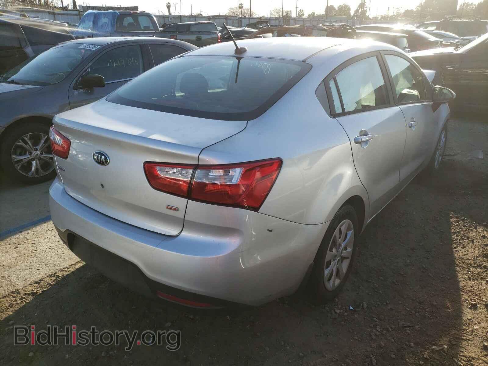 2014 KIA RIO - VIN: KNADM4A34E6365448 - Фото 4