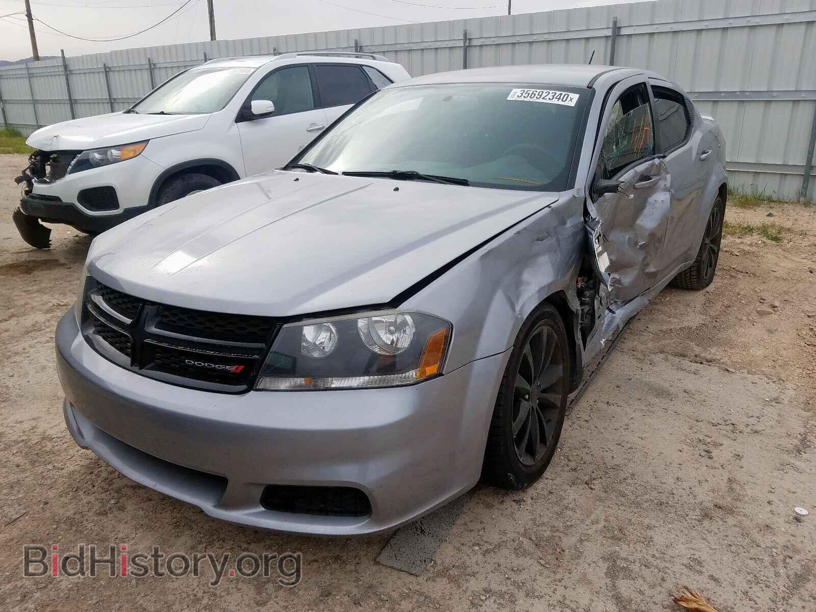 2014 DODGE AVENGER - VIN: 1C3CDZAB4EN165893 - Фото 2
