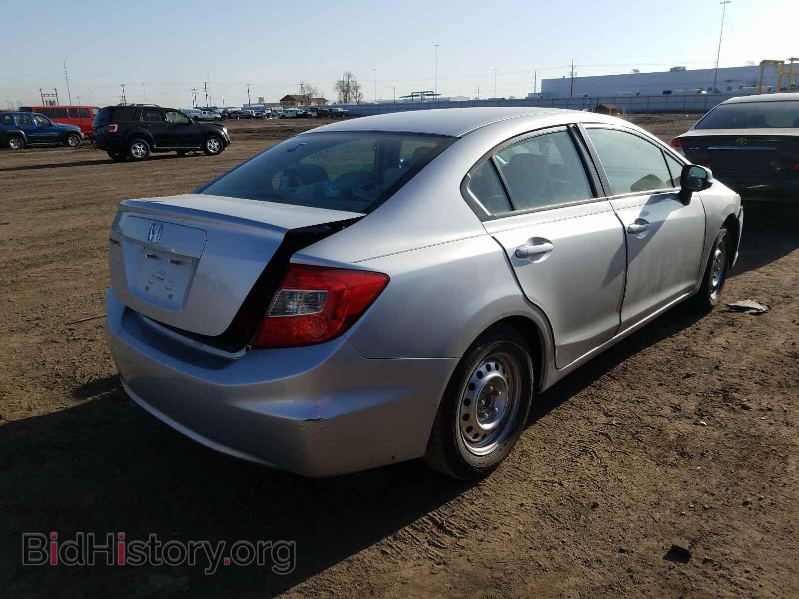 2012 HONDA CIVIC - VIN: 2HGFB2F50CH525810 - Фото 4