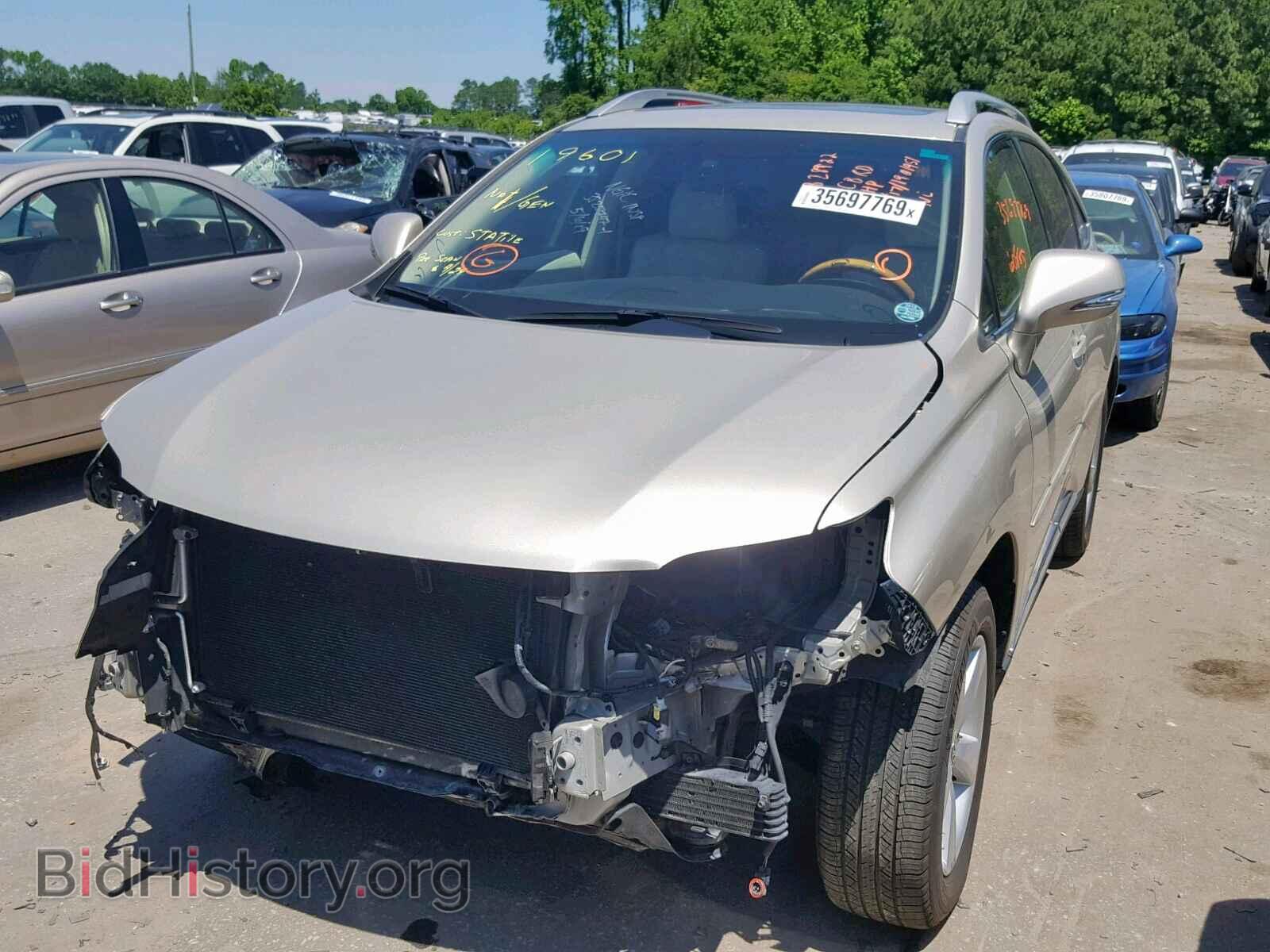 2011 LEXUS RX 350 - VIN: 2T2BK1BA1BC104838 - Фото 2