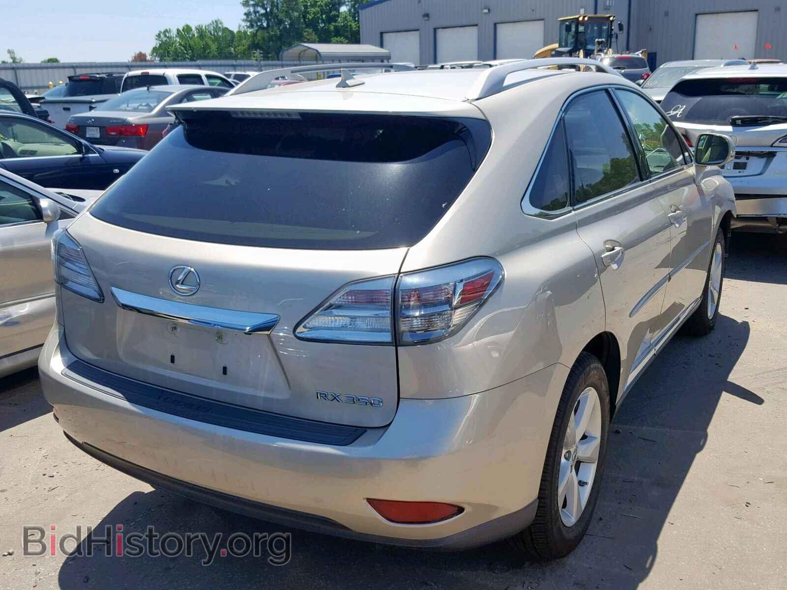 2011 LEXUS RX 350 - VIN: 2T2BK1BA1BC104838 - Фото 4