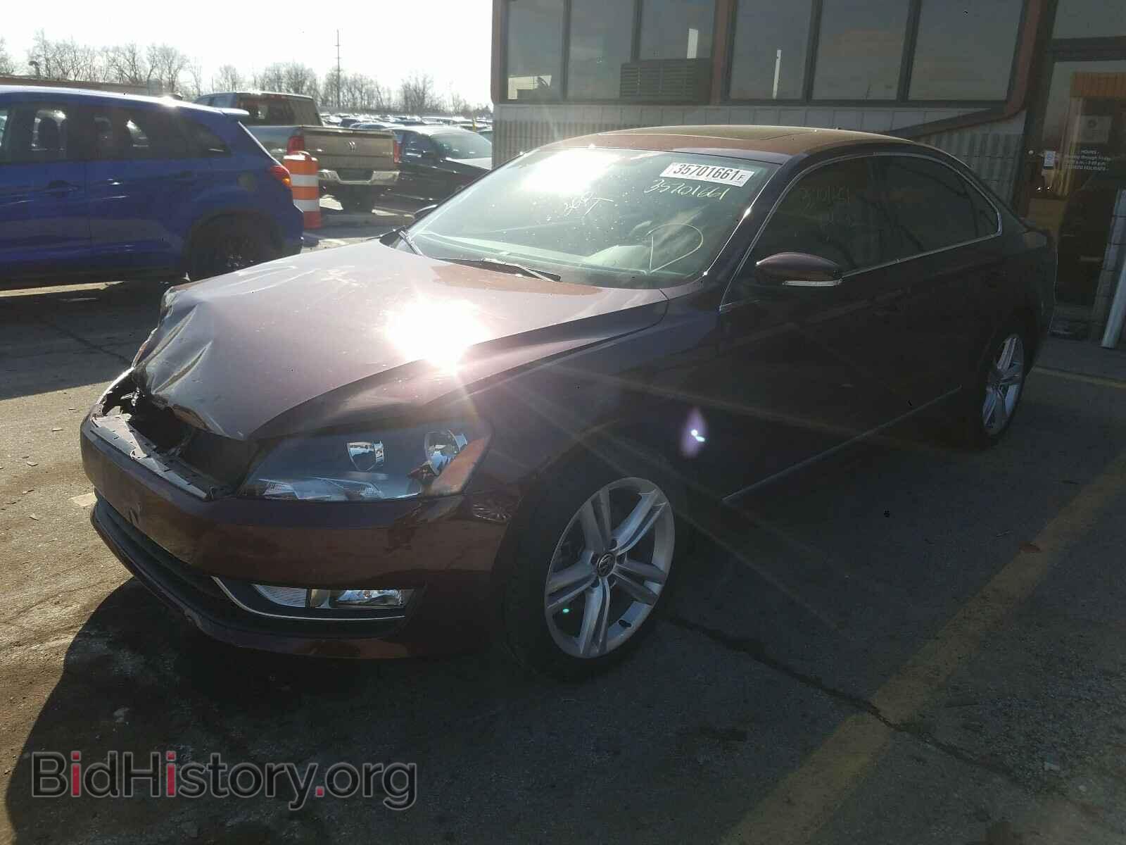 2012 VOLKSWAGEN PASSAT - VIN: 1VWCN7A39CC105703 - Фото 2
