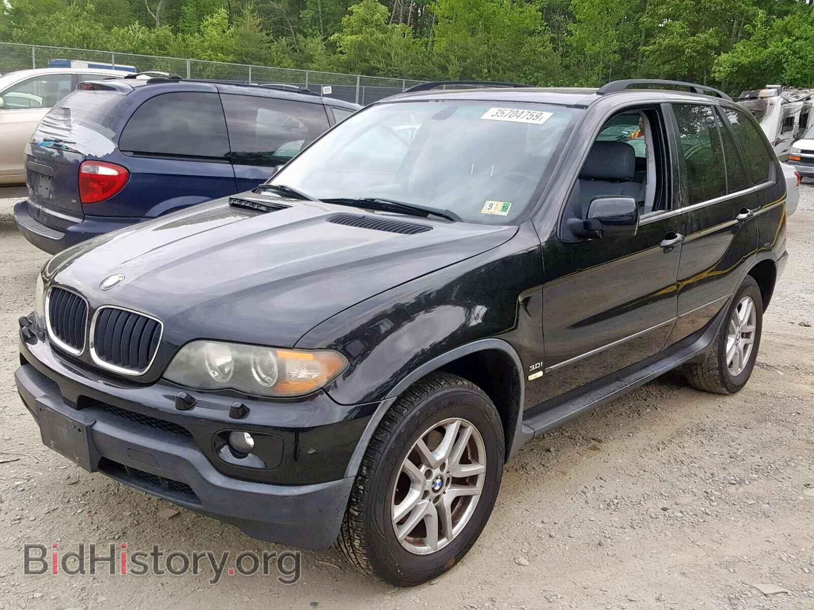 2005 BMW X5 - VIN: 5UXFA135X5LY06064 - Фото 2
