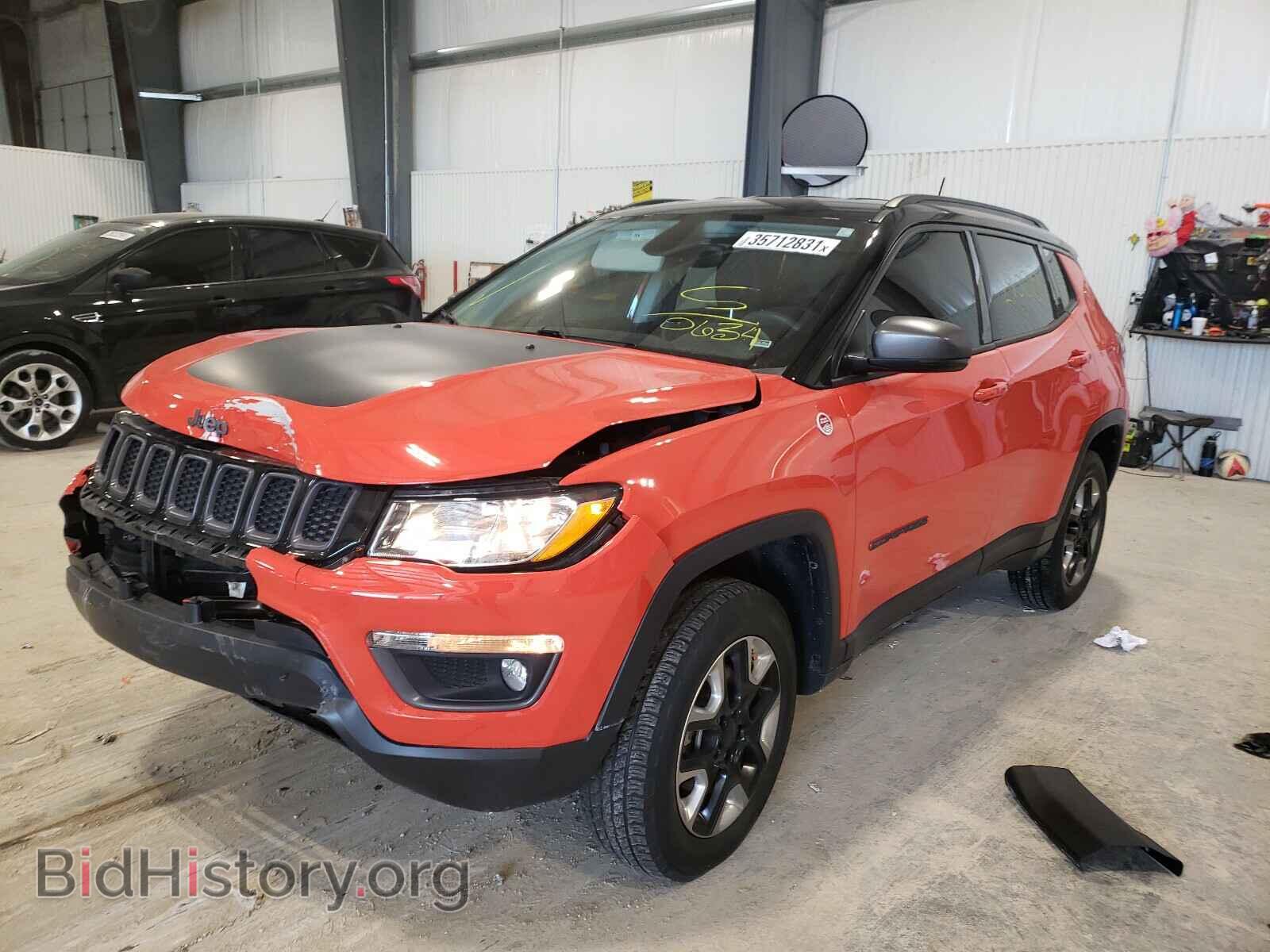 2018 JEEP COMPASS - VIN: 3C4NJDDB1JT210634 - Фото 2