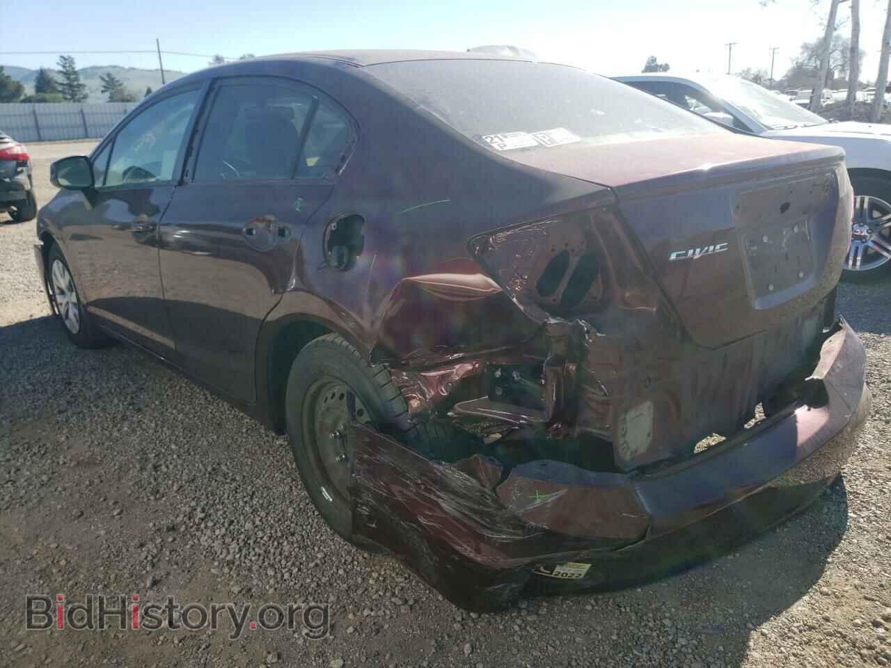 2012 HONDA CIVIC - VIN: 2HGFB2F56CH609274 - Фото 3