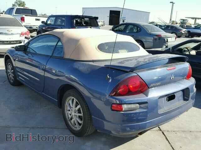 2002 MITSUBISHI ECLIPSE - VIN: 4A3AE45G62E058216 - Фото 3