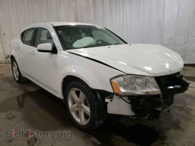 2012 Dodge AVENGER Avenger SX, белый — VIN 1C3CDZCBXCN137090, Copart