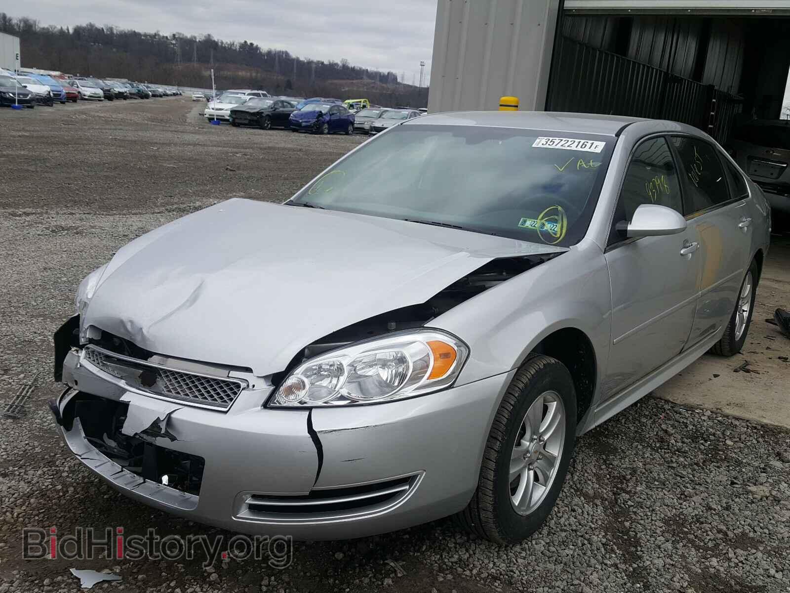 2012 CHEVROLET IMPALA - VIN: 2G1WF5E35C1127689 - Фото 2