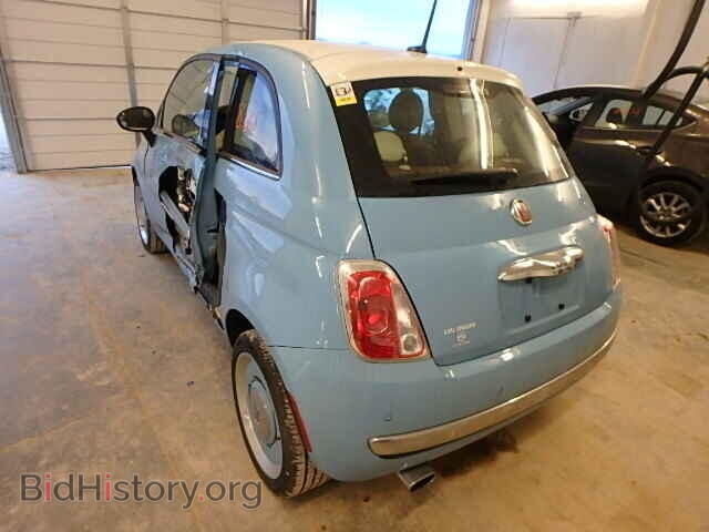 2015 FIAT 500 - VIN: 3C3CFFCR8FT558736 - Фото 3