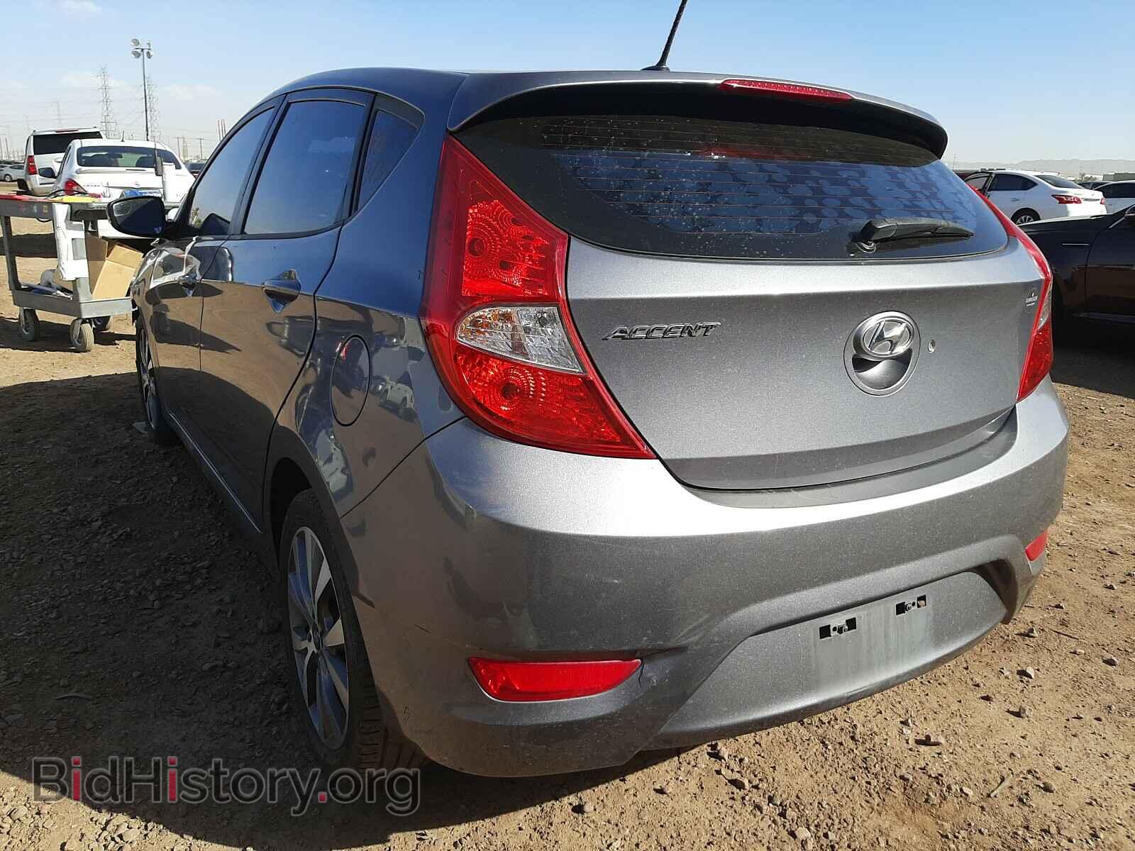 2016 HYUNDAI ACCENT - VIN: KMHCU5AE8GU259102 - Фото 3