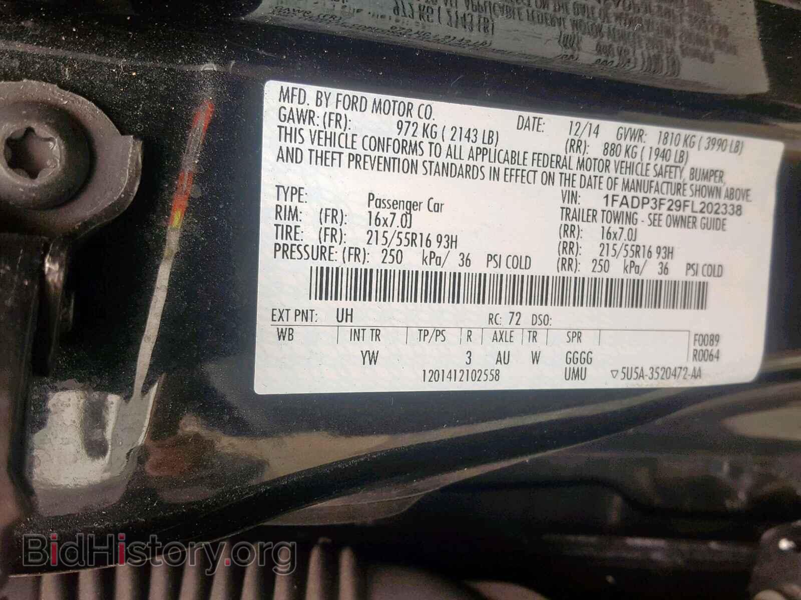 2015 FORD FOCUS SE - VIN: 1FADP3F29FL202338 - Фото 10