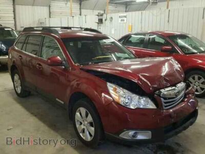 2011 Subaru OUTBACK Outback 2., красный — VIN 4S4BRCFCXB3346751, Copart